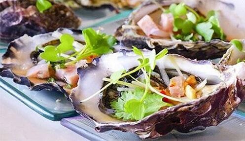 Oysters to increase male potency